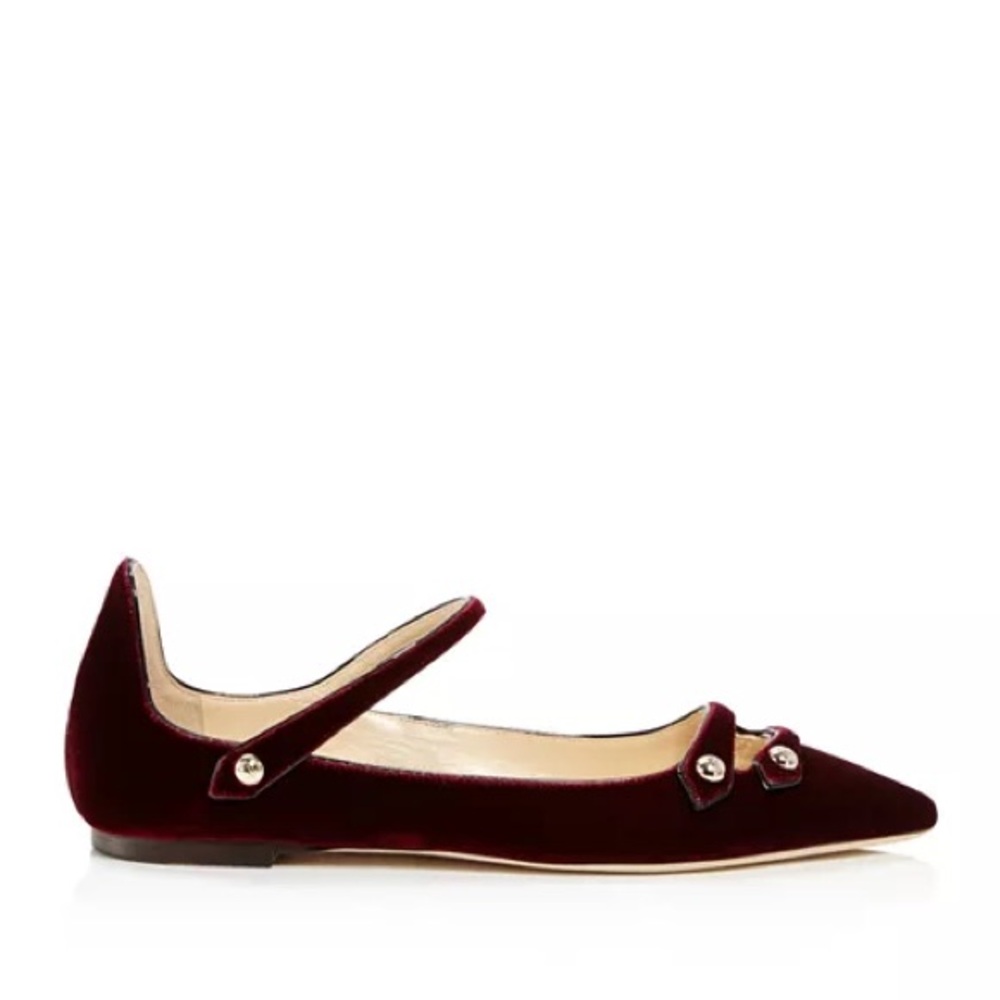 Jimmy Choo Women's Layton Mary Jane Flats size 37 - Picture 2 of 6